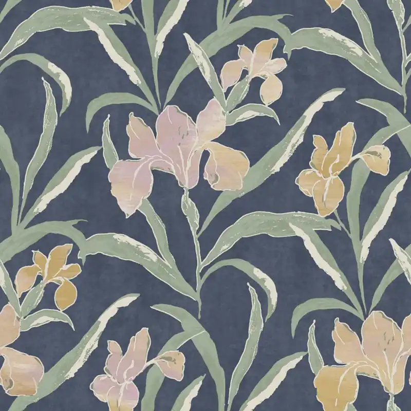 Saisonangebot Tapete, blau, Blumen, 2025, Rio, Parato by Cristiana Masi