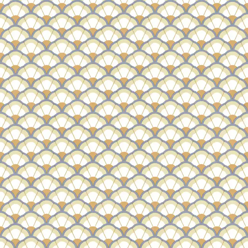 Tapete, Blumen, beige-blau, 2042, Rio, Parato by Cristiana Masi Wochenendangebot