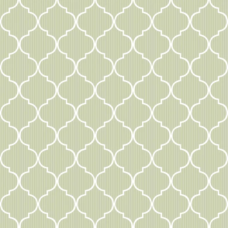 Markenware Geometrische Tapete, grün, 8378, Blooming Garden 2, Parato by Cristiana Masi