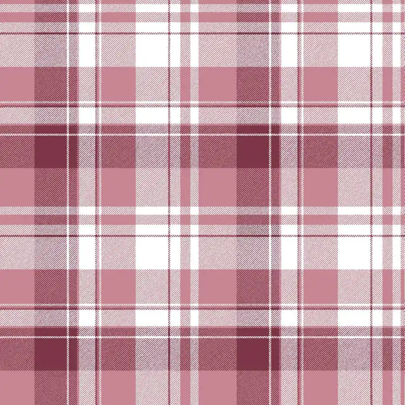 Tapete, rot, Tartan-Stoffoptik, 8389, Blooming Garden 2, Parato by Cristiana Masi Preisknaller