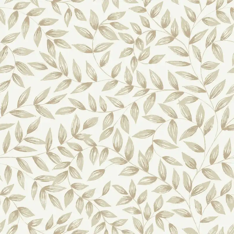 Tapete, beige, Blätter, A79201, Inia, Grandeco Knallerangebot