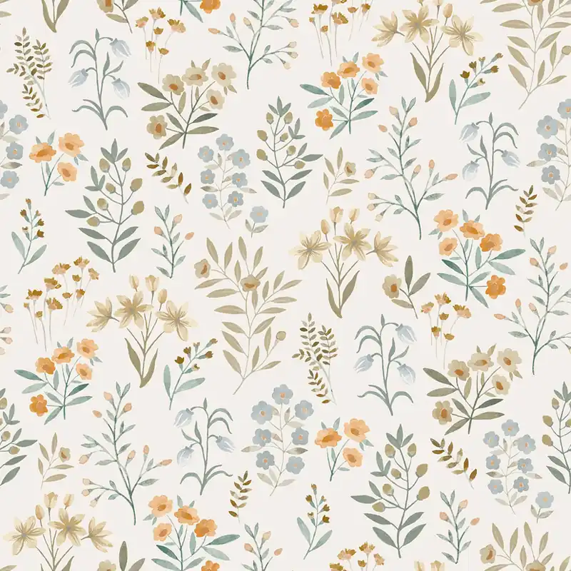 Tapete, blau, Blumen, A80101, Inia, Grandeco Sale