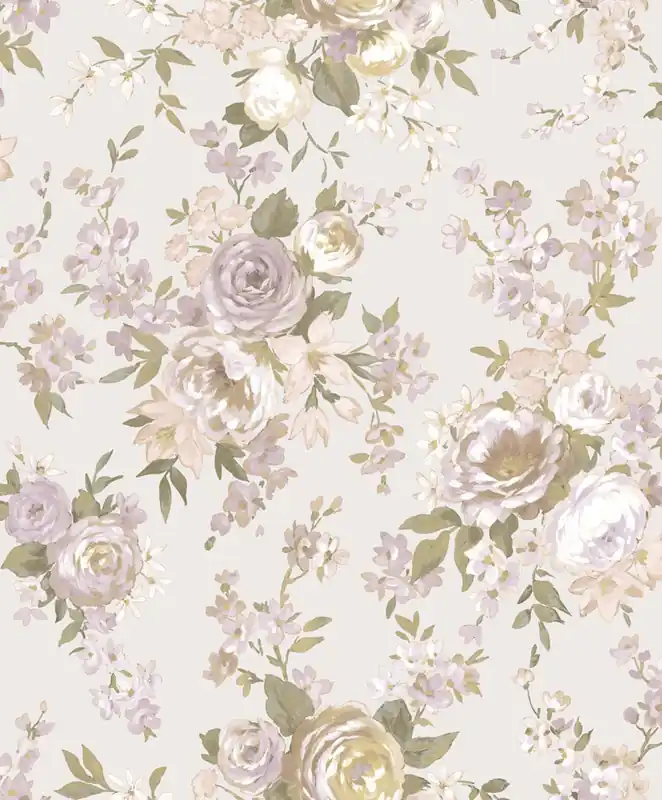Tapete, lila, Blumen, 8310, Blooming Garden 2, Parato by Cristiana Masi Abverkauf