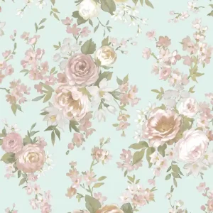 Tapete, blau, Blumen, 8311, Blooming Garden 2, Parato by Cristiana Masi Sonderangebot