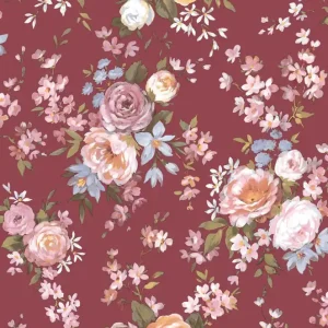 Billig Tapete, rot, Blumen, 8312, Blooming Garden 2, Parato by Cristiana Masi