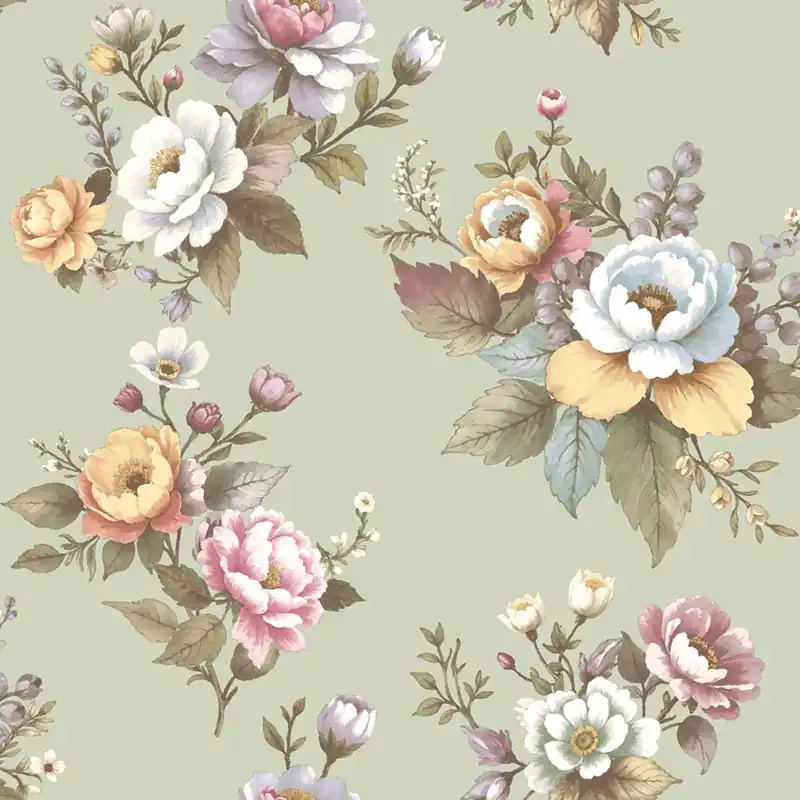 Tapete, grün, Blumen, 8331, Blooming Garden 2, Parato by Cristiana Masi Sonderangebot