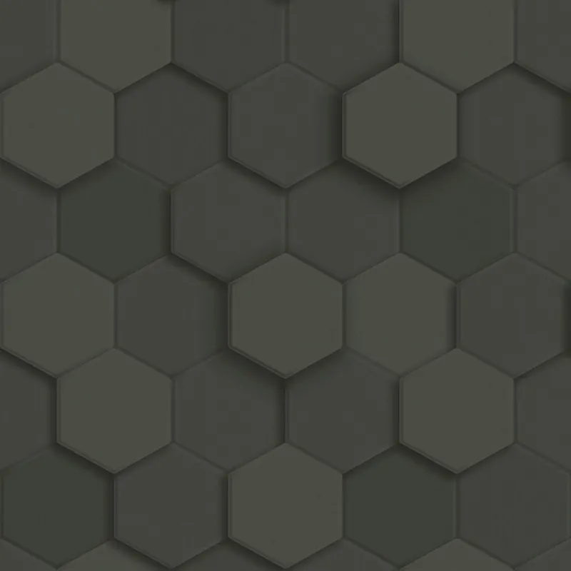 Jetzt Bestellen Tapete, schwarz, Hexagone, 347854, 3D Reflections, Origin