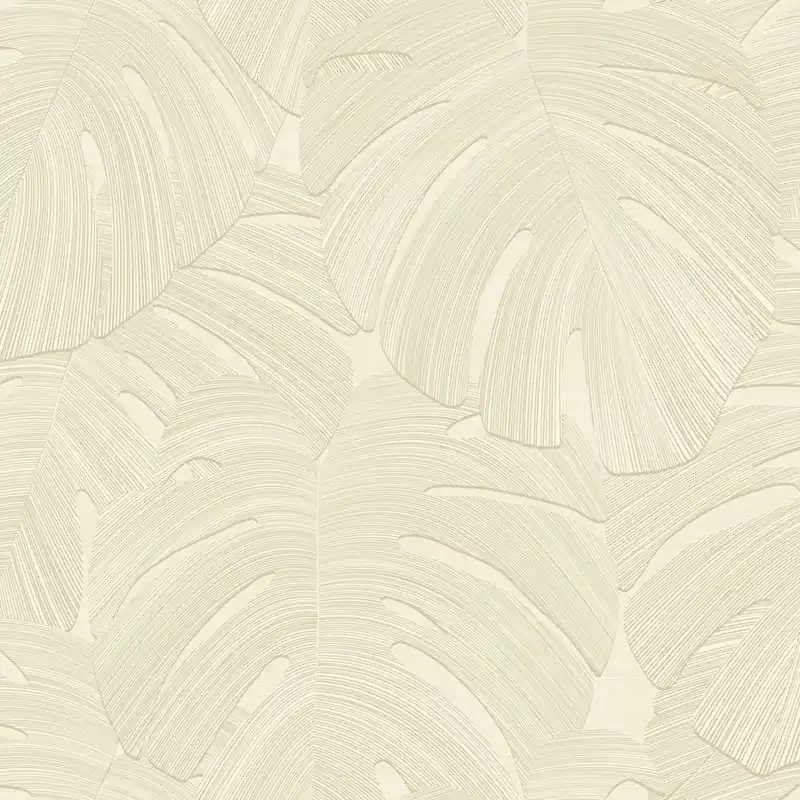 Tapete, beige, Blätter, 348023, 3D Reflections, Origin Preis Gesenkt