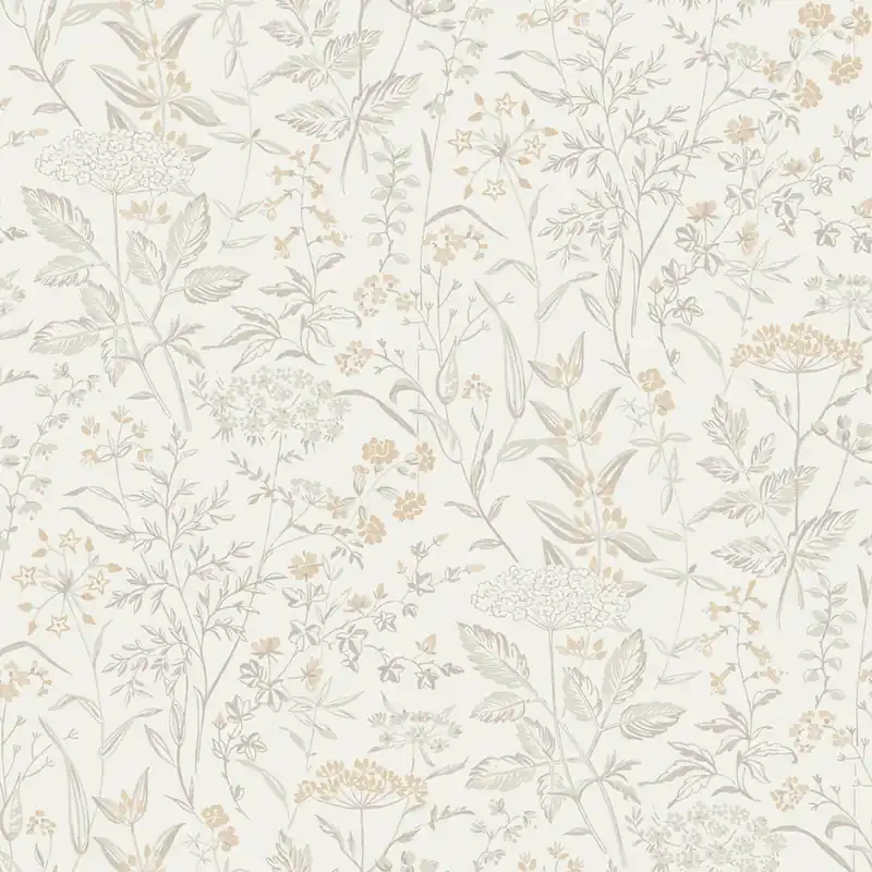 Top-Preis Tapete, beige, Blumen, Gräser, 38735, Borosan Hem, Boråstapeter