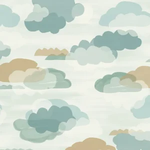 Geprüft Kindertapete, Wolken, LD2009, Little Dreamers, Grandeco