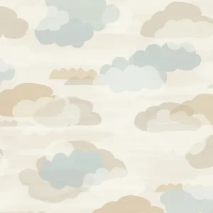 Günstig Kindertapete, beige, Wolken, LD2019, Little Dreamers, Grandeco