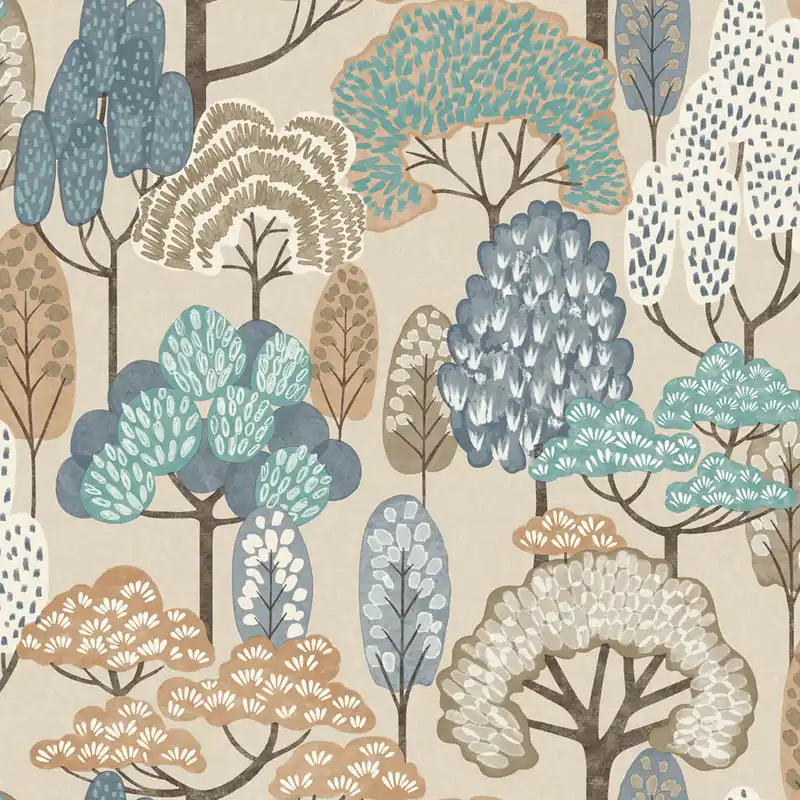 Kindertapete, braun, Bäume, LD2115, Little Dreamers, Grandeco Direktkauf