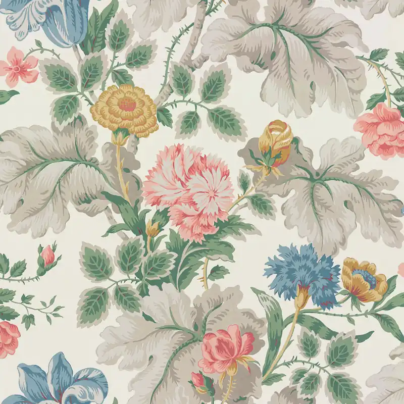Tapete, cremefarben, Blumen, 7235, New Heritage, Boråstapeter Preisreduziert