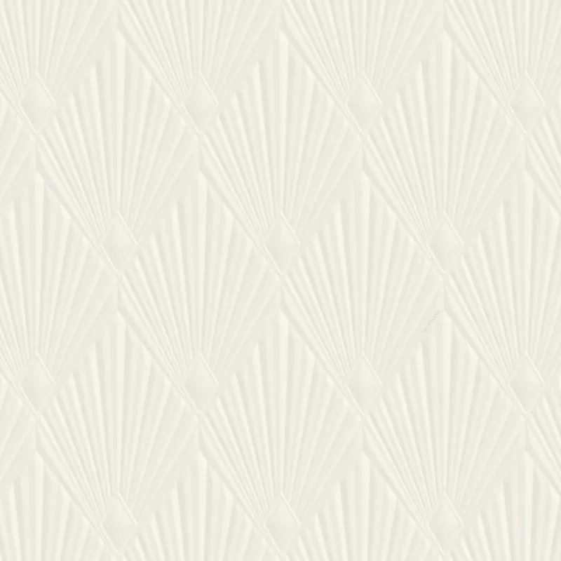 Luxus-geometrische Tapete, creme, Art déco, Z30320, Casa 8, Trussardi Letzte Chance
