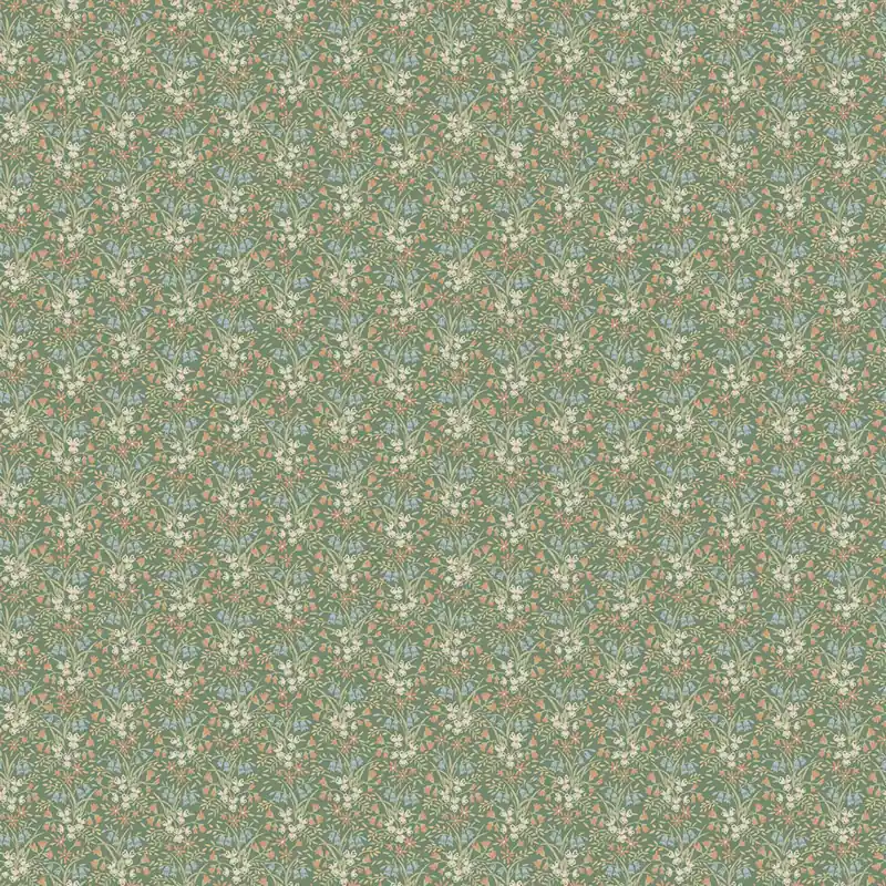Tapete, grün, Blumen, 4814, New Heritage, Boråstapeter Meistverkauft