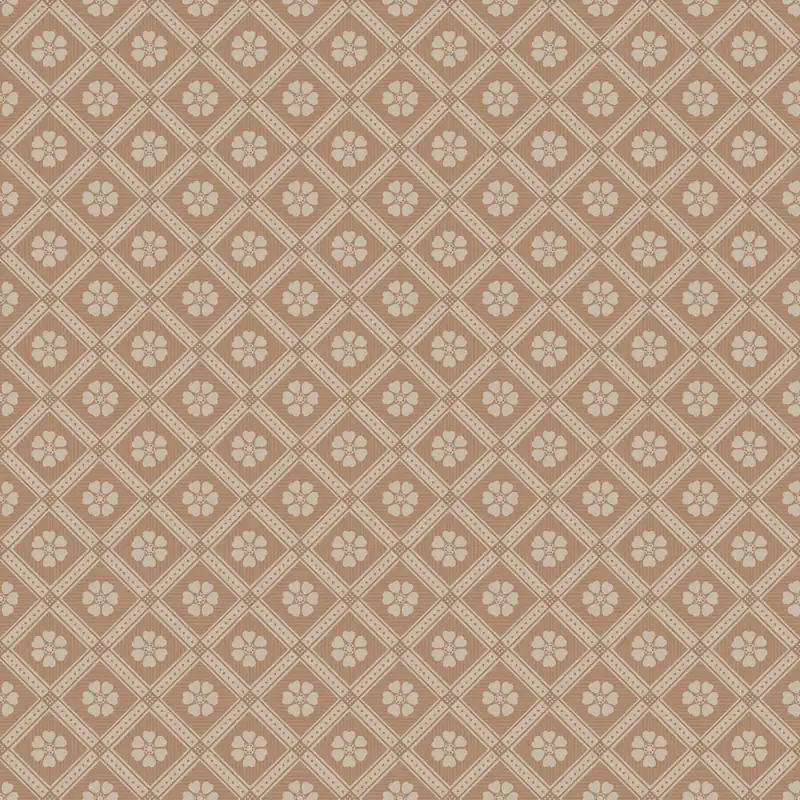 Tapete, braun-rot, Blumen, 4819, New Heritage, Boråstapeter Wochenendangebot