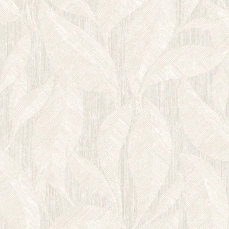 Neue Ware Luxustapete, weiß-grau, Blätter, Z20114, Casa Chic, Zambaiti Parati
