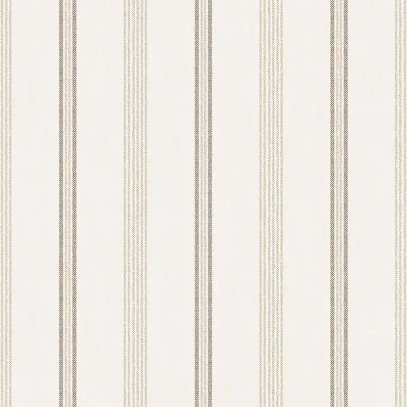 Billig Tapete, grau-beige, Stoffoptik, Streifen, 38426, Top Stripes, Parato by Cristiana Masi