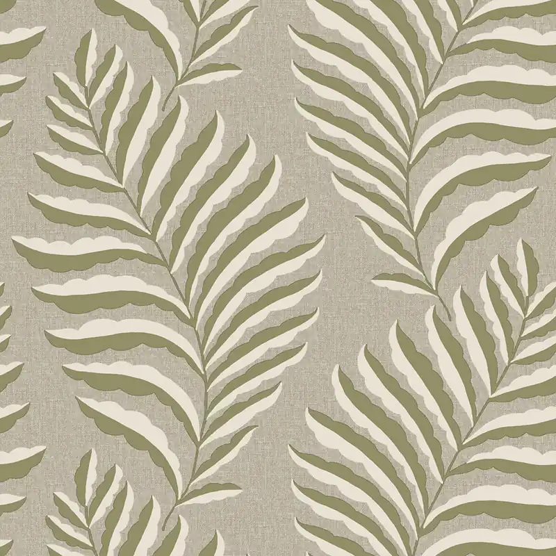 Tapete, Grau-Beige, Blätter, Z70721, Marrakech, Zambaiti Parati Must-Have