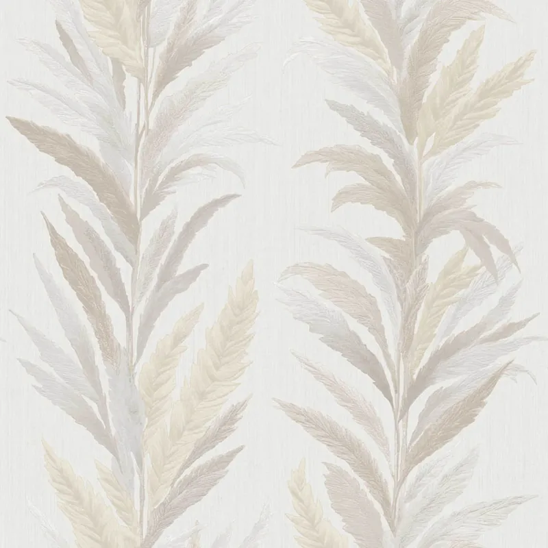 Begrenztes Angebot Tapete, creme-grau, Blätter, 35901, Ornamenta, Parato by Cristiana Masi