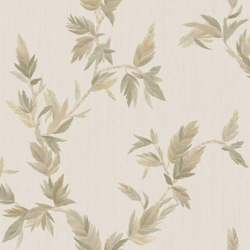 Preis Gesenkt Tapete, beige-grün, Blätter, 35917, Ornamenta, Parato by Cristiana Masi