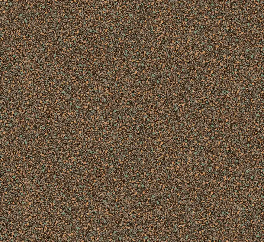 Letzte Chance Vliestapete, braun-grün, Stein, Terrazzo, ROC004, Rock, Masureel