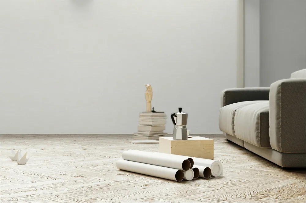 Vliestapete, Wellen, Creme, TER001, Terra, Masureel Markenware
