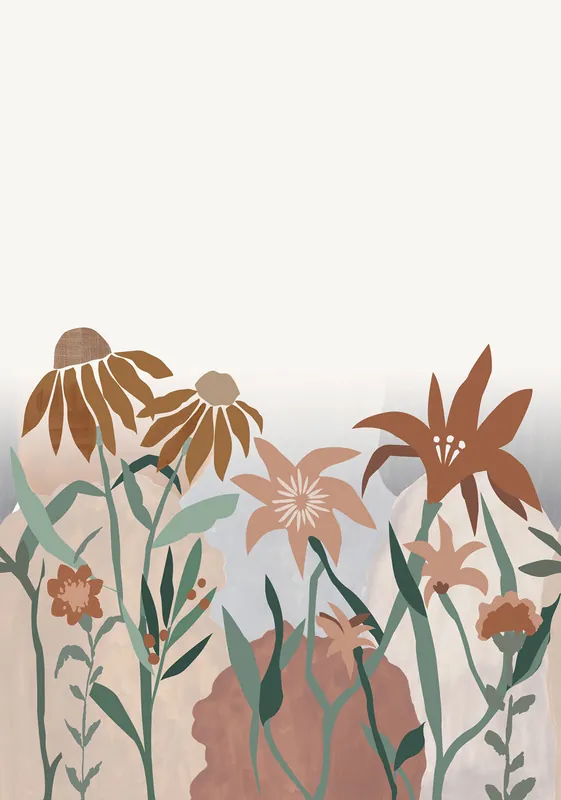 Tapete, Blumen, RB303, Daydreamers, Grandeco Rabatt