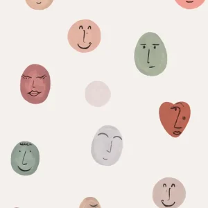 Kindertapete, Smileys, RB307, Daydreamers, Grandeco Direkt Vom Hersteller