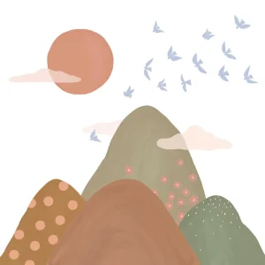 Kindertapete, Berglandschaft, RB353, Daydreamers, Grandeco Rabatt