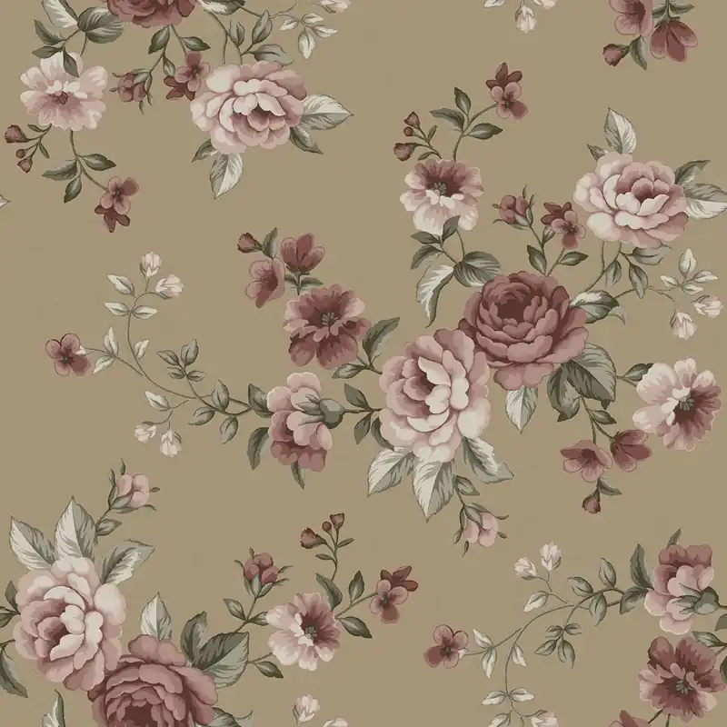 Angebot Tapete, braun, Blumen, Rosen, 6934, Newbie Wallpaper, Boråstapeter