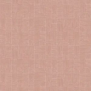 Bestseller Altrosa Tapete mit geometrischen Mustern, ILA403, Aquila, Khroma by Masureel