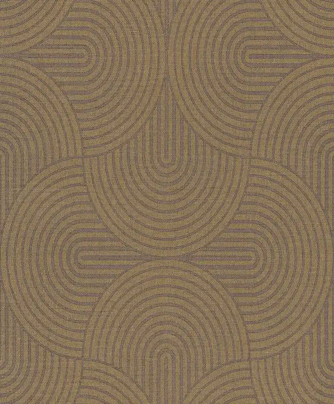 Tapete, ocker, grafisch, Art Deco, EAR605, The Texture Book, Masureel Bestseller