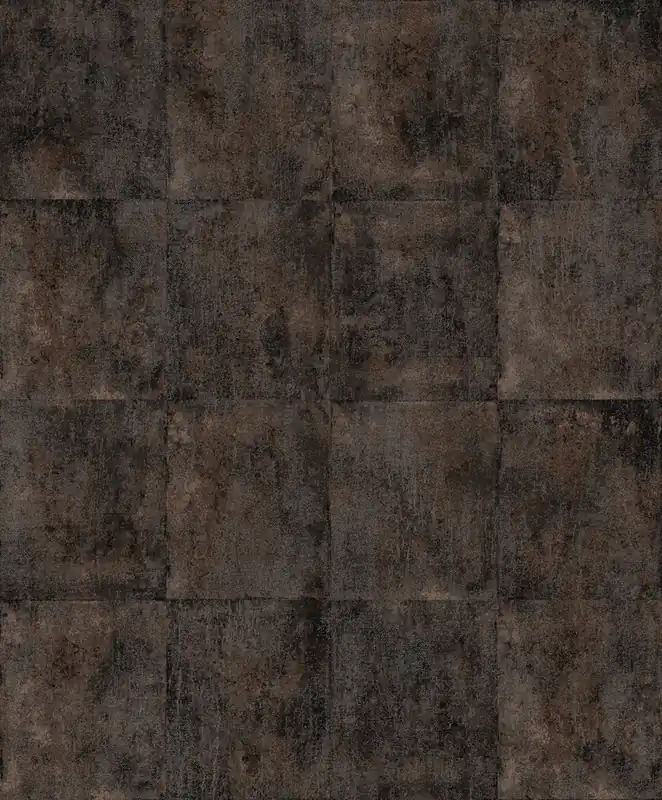 Tapete, braun-schwarz, Beton, Fliesen, ORB402, The Texture Book, Masureel Saisonangebot