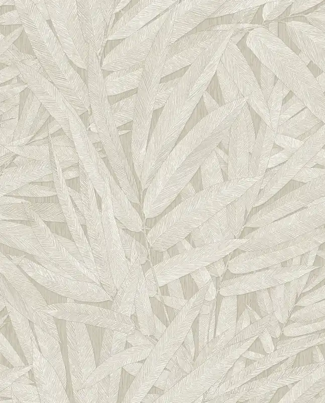 Tapete, creme-beige, Blätter, 350540, Riviera Maison, Eijffinger Zertifiziert