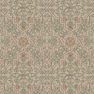 Beige Tapete, Blumen, 4501, Icons, Borastapeter Markenware