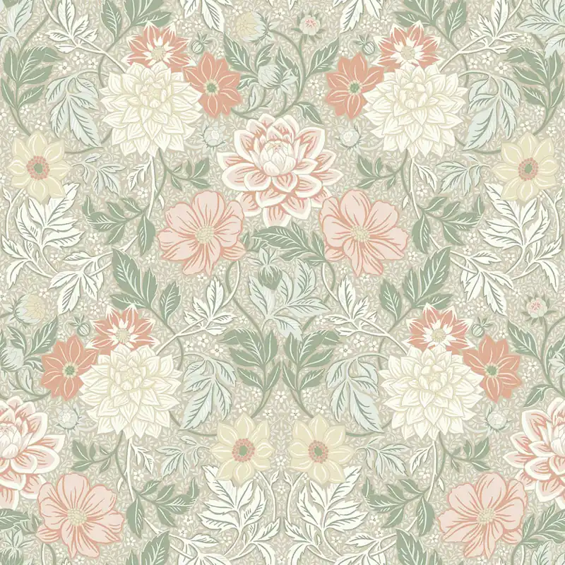 Markenprodukt Beige Tapete, Blumen, 7665, Icons, Borastapeter