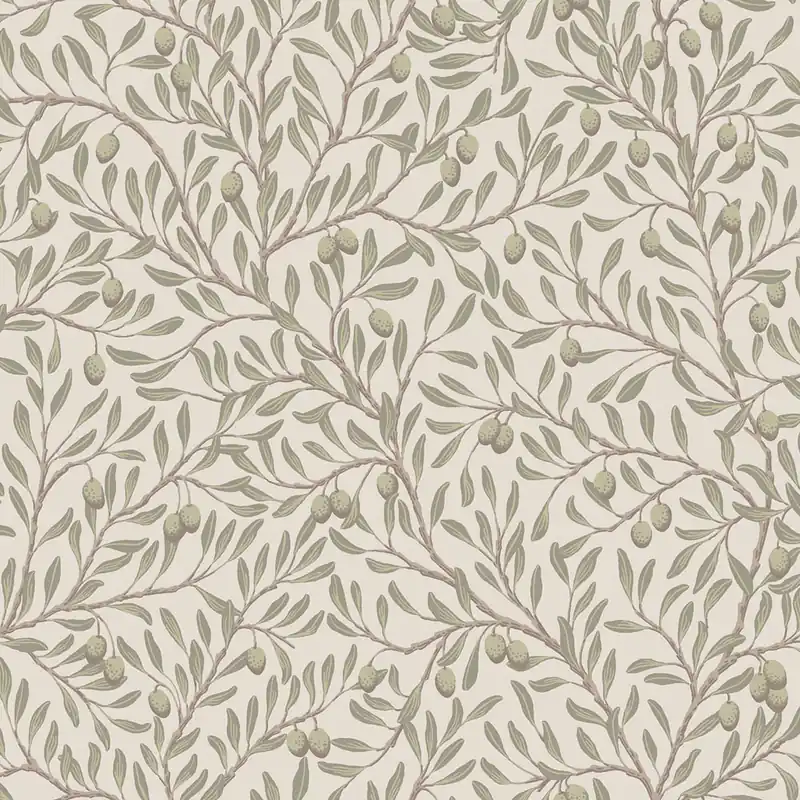 Garantierte Lieferung Tapete, grau-beige, Olivenbaum, 5705, Orangeri, Boråstapeter