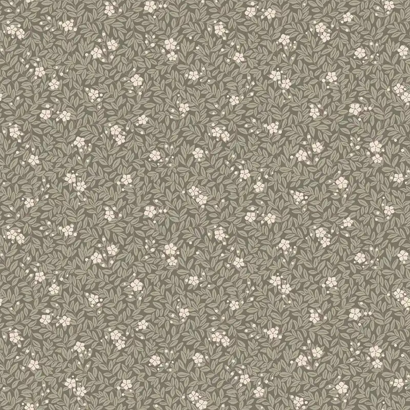 Must-Have Tapete, khaki, Blumen, Blätter, 5715, Orangeri, Boråstapeter
