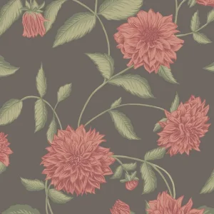 Nur Für Kurze Zeit Tapete, braun, Blumen, 5719, Orangeri, Boråstapeter