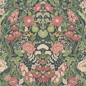 Saisonangebot Tapete, grün, Blumen, 5721, Orangeri, Boråstapeter