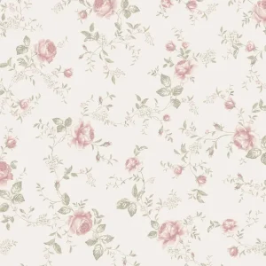 Tapete, weiß, Blumen, Rosen, 6928, Newbie Wallpaper, Boråstapeter Versand Am Gleichen Tag