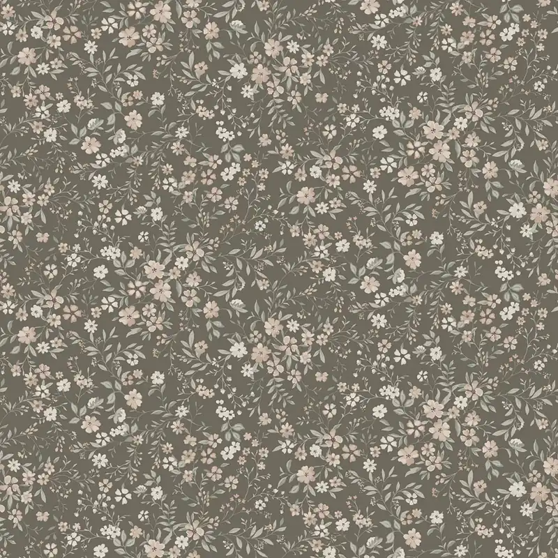Solange Der Vorrat Reicht Tapete, braun, Blumen, 6930, Newbie Wallpaper, Boråstapeter
