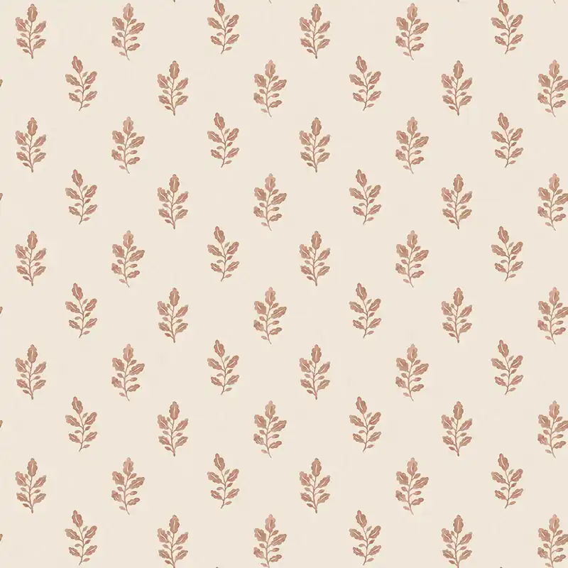 Markenware Vliestapete, beige-rot, Blätter, 7777, Adorn, Borastapeter