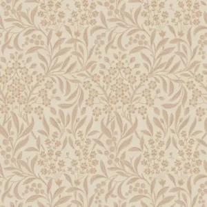 Aktuell Tapete, beige-rosa, Blumen, Blätter, 4186, Alla Tiders Hus, Borastapeter
