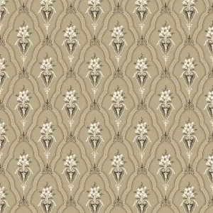 Tapete, braun, Schlossmuster, Ornamente, 4164, Alla Tiders Hus, Borastapeter Online Kaufen