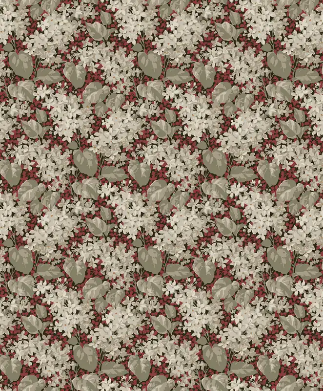 Wochenendangebot Tapete, rot, Blumen, Blätter, 4161, Alla Tiders Hus, Borastapeter