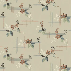 Top-Angebot Tapete, beige, Blumen, 4172, Alla Tiders Hus, Borastapeter