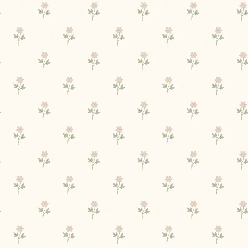 Neue Kollektion Tapete, creme, Blumen, 6973, Osterlen, Borastapeter