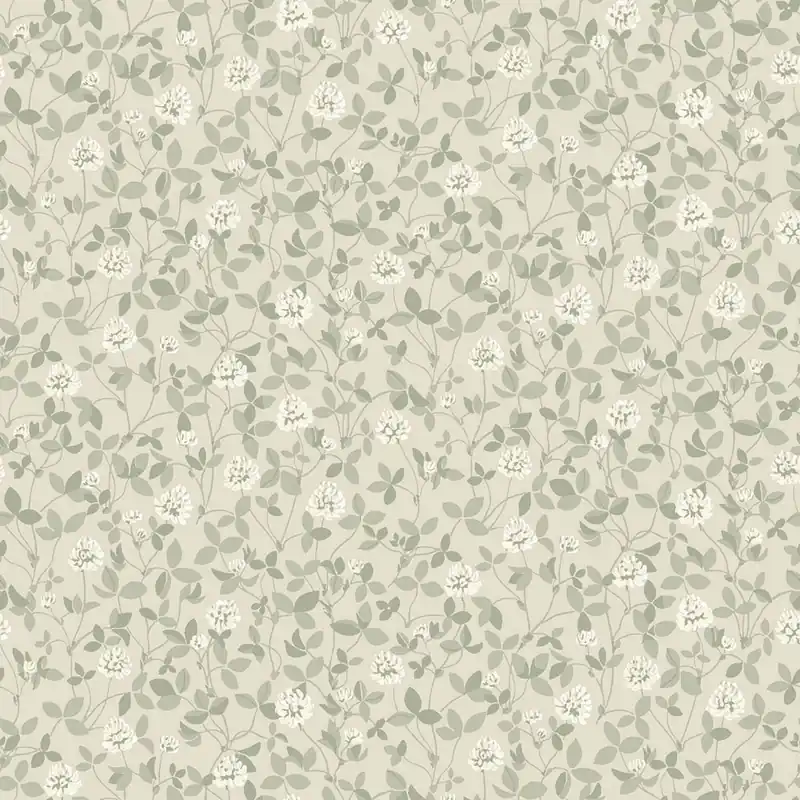Tapete, grau, Blumen, Blätter, 6977, Osterlen, Borastapeter Angebot